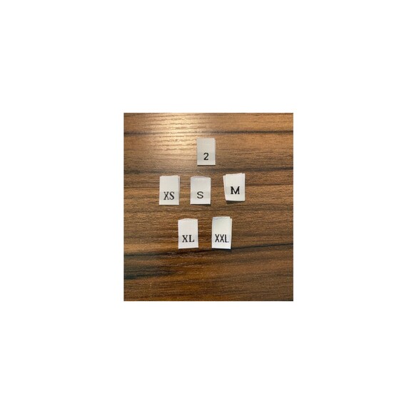 Clothes size labels/ garment tags - Picture 6 of 8